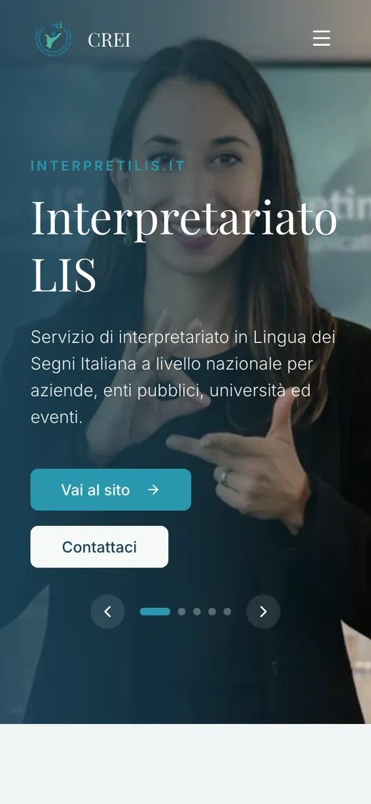 Home di CREI su smartphone