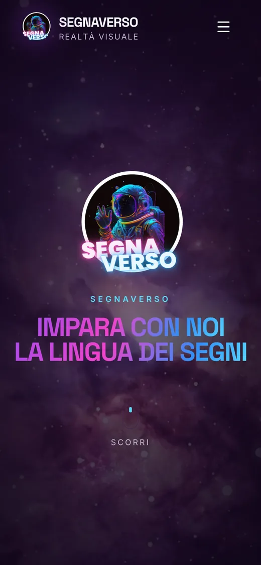 Home di SegnaVerso su smartphone