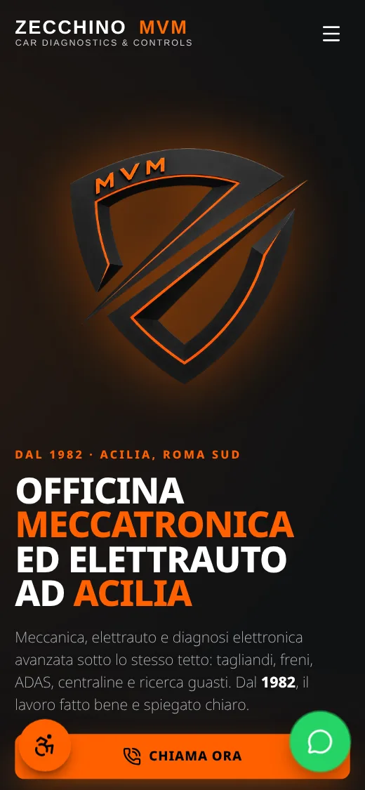 Home di Zecchino MVM su smartphone